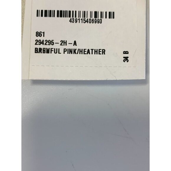 C & C California Women's Wireless Bra Plunge Ribbed Heather Grey 294295 Size 34B - Picture 6 of 10